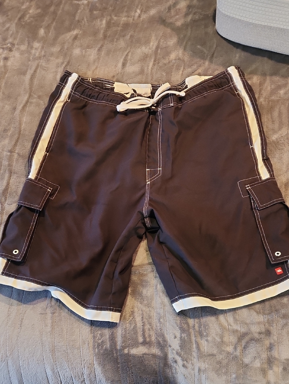 Tony Hawk Black and White Swim Shorts Size Xl